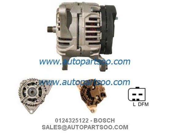 0124325122 DRA0015 - BOSCH Alternator 12V 110A Alternadores